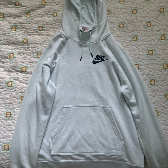Light blue medium nike hoodie.